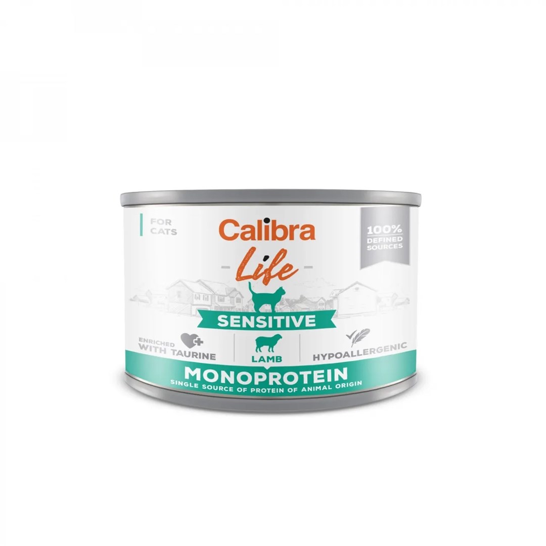 CALIBRA Life Sensitive Lamb mokra hrana za mačke, 200g