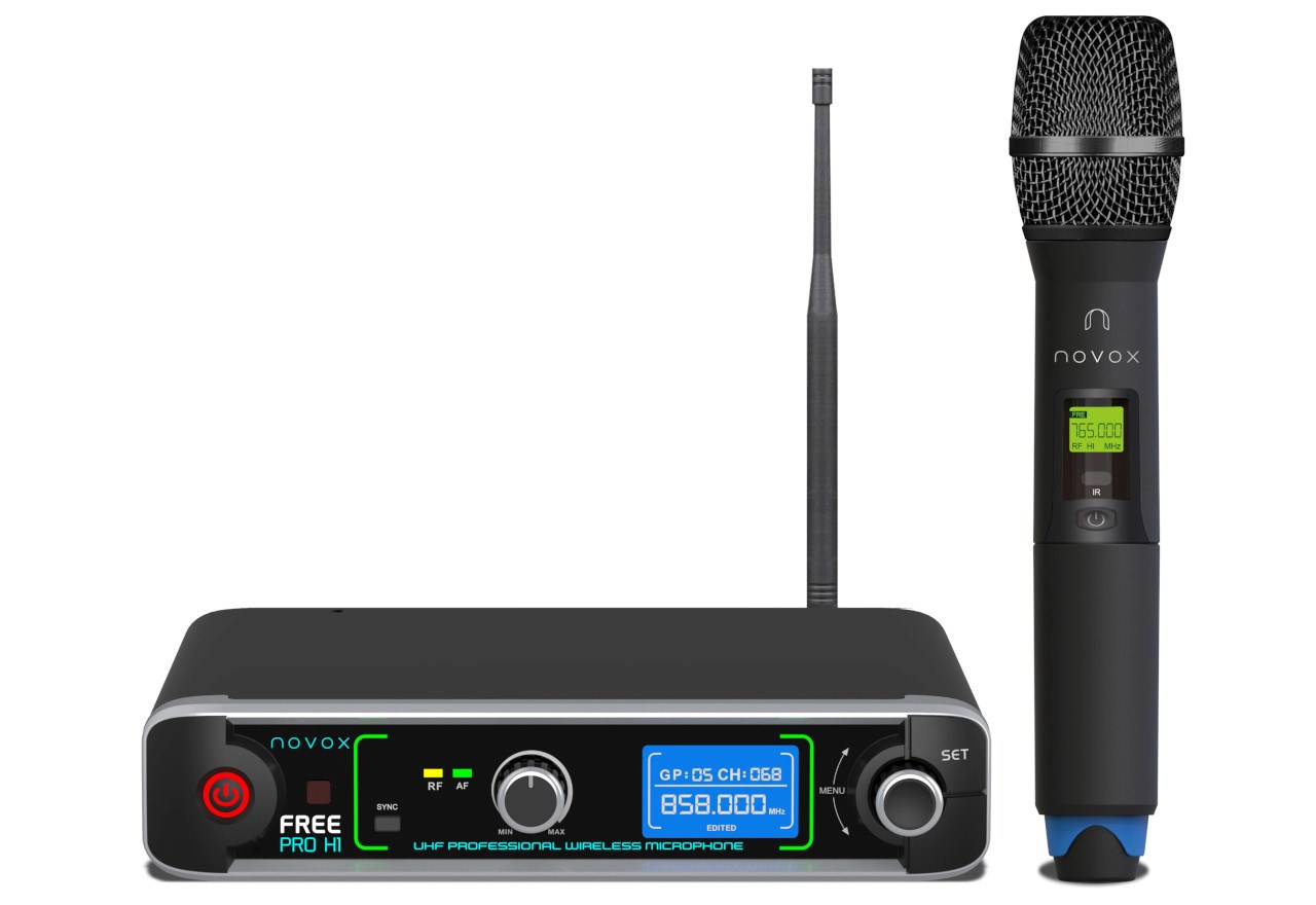 Novox FREE PRO H1 - brezžični mikrofonski sistem z enim mikrofonom