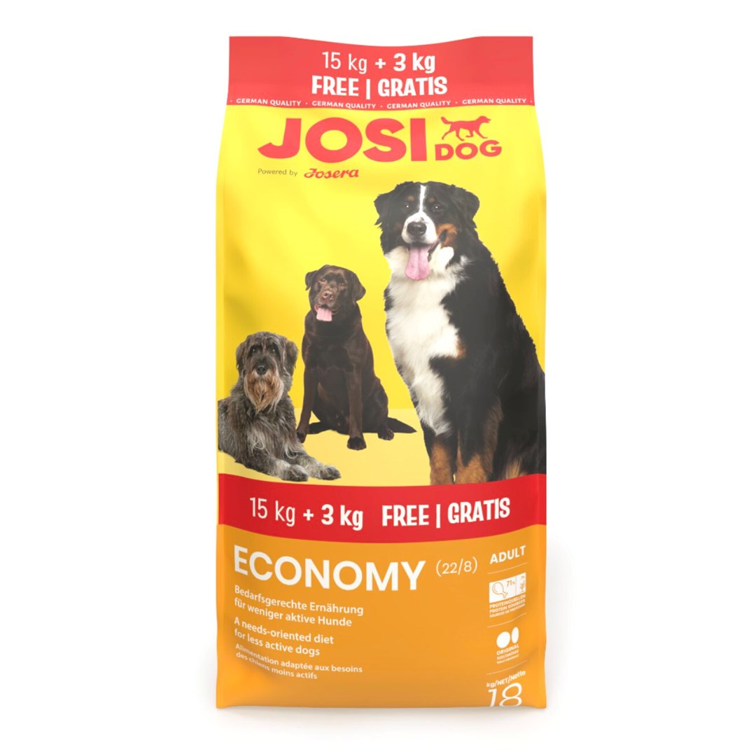 JOSERA JosiDog Economy – suha hrana za pse – 15kg + 3kg