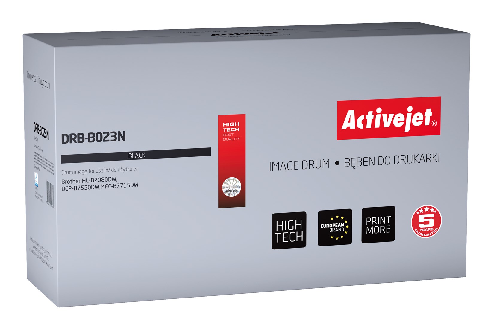Activejet DRB-B023N boben za tiskalnik Brother, združljiv, 12000 strani, črn
