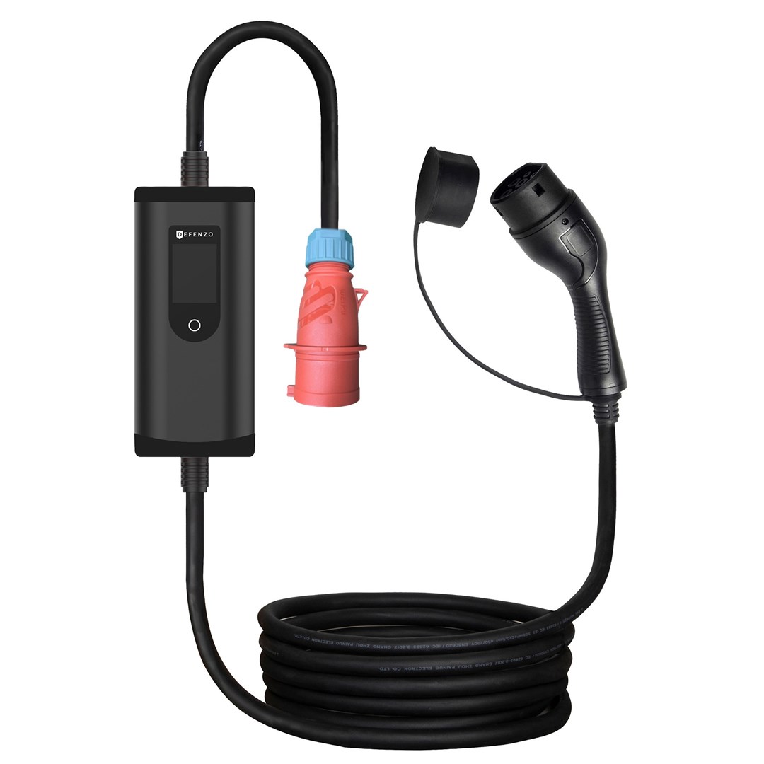 Defenzo ToGo AC11 Polnilna postaja za električna vozila, 11kW, IP54, bela/črna