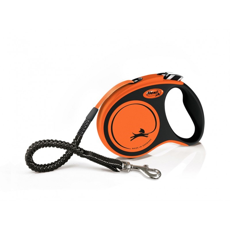 FLEXI Xtreme L izvlečni povodec za pse, 5 m, oranžen