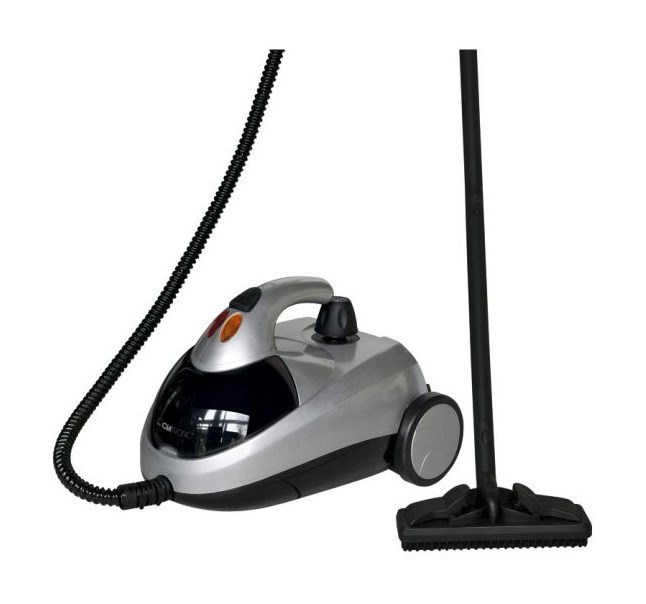 Cilindrični parni čistilnik Clatronic DR 3280, 1.5 L, 1500 W, siv/črn