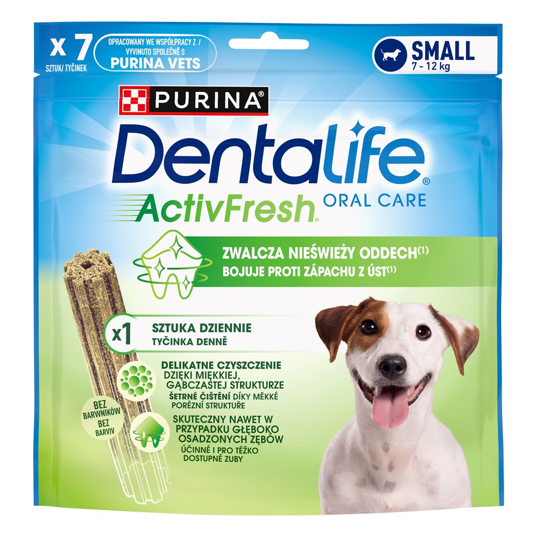 PURINA Dentalife Active Fresh Small - zobni priboljšek za male pse 115g