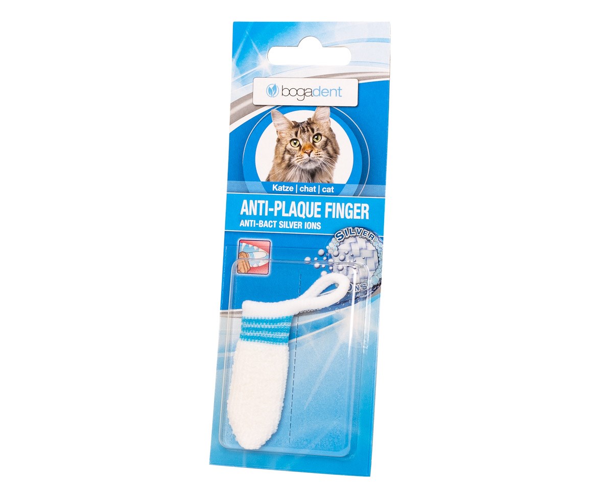 BOGAR Bogadent® Anti-plaque Finger – Prstna kapica za odstranjevanje zobnih oblog pri mačkah – 1 kos