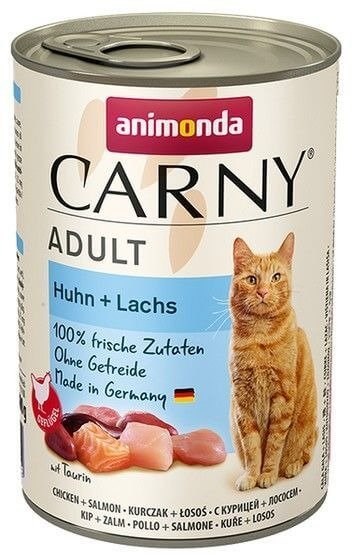 AnimaMonda Carny Piščanec z lososom - mokra hrana za mačke 400g