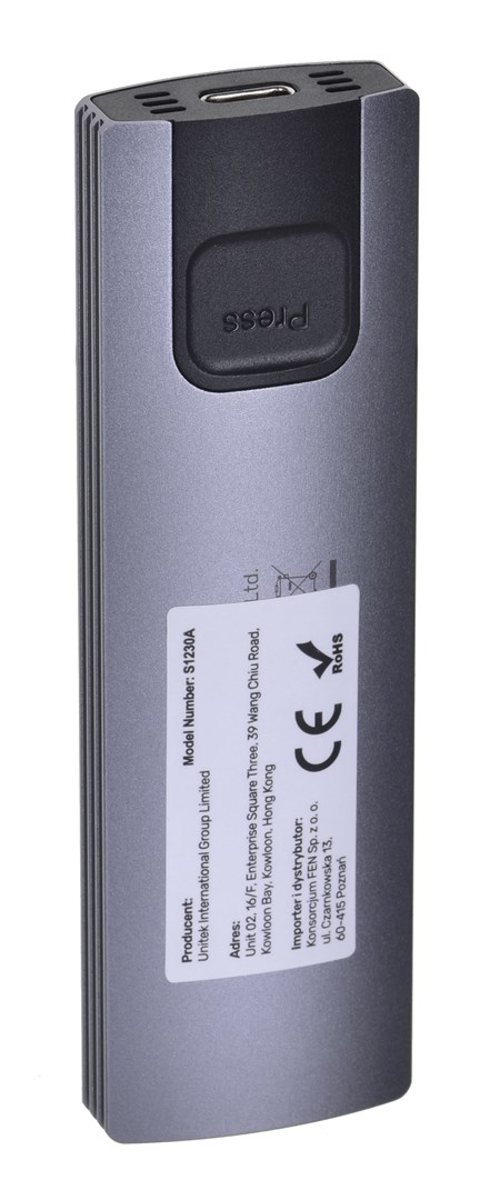 UNITEK M.2 NVMe/SATA SSD zunanji disk, USB 3.2 Gen2 Type-C