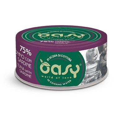 OASY More Love hrana za mačke, tuna s sardinami, 70g