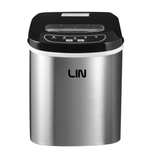 Prenosni ledomat LIN ICE PRO-S12, srebrn