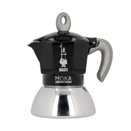 Bialetti Moka Induction kavni avtomat 6 skodelic, črna