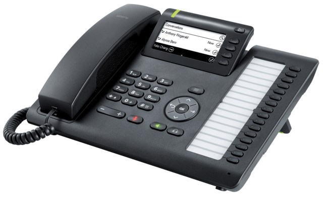 IP telefon Unify OpenScape CP400 - črn