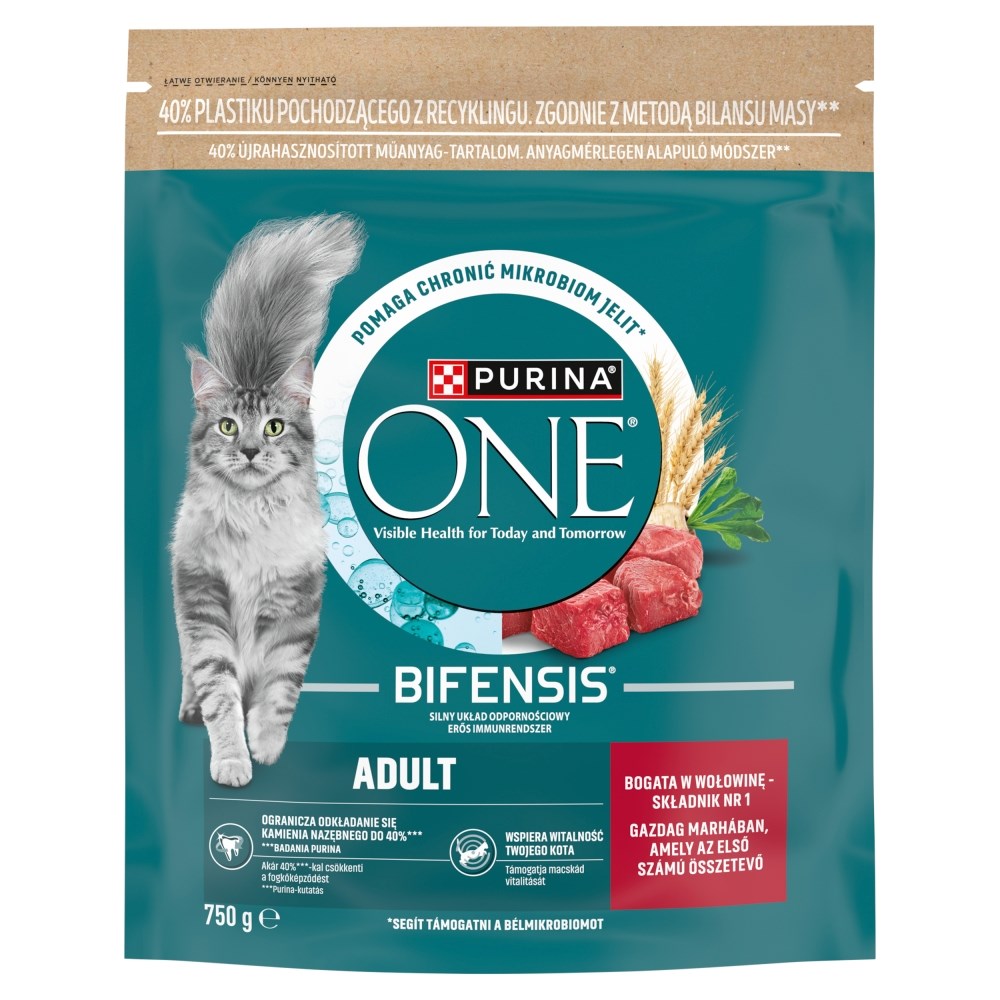 PURINA One Bifensis Adult Hrana za mačke, govedina, 750 g