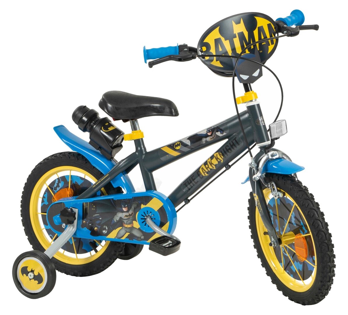 TOIMSA TOI14913 otroško kolo 14" Batman, modra/črna/rumena
