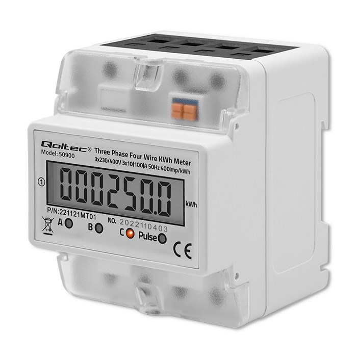 Tri fazni merilnik porabe QOC 50900, 230V