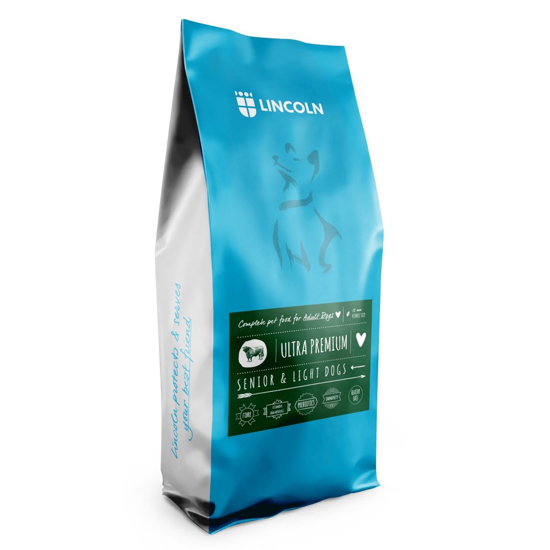 LINCOLN Ultra premium Senior govedina z rižem - suha hrana za pse - 12kg