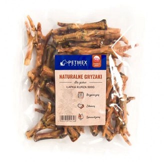 PETMEX pasji priboljški Piščančja tačka 500g