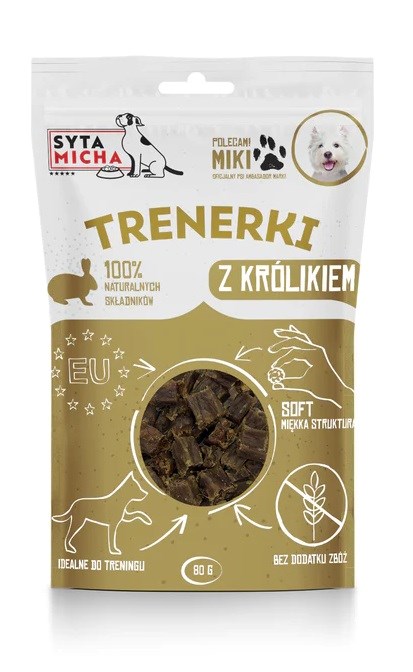SMH Priboljški za pse s kunčjim mesom, 80g