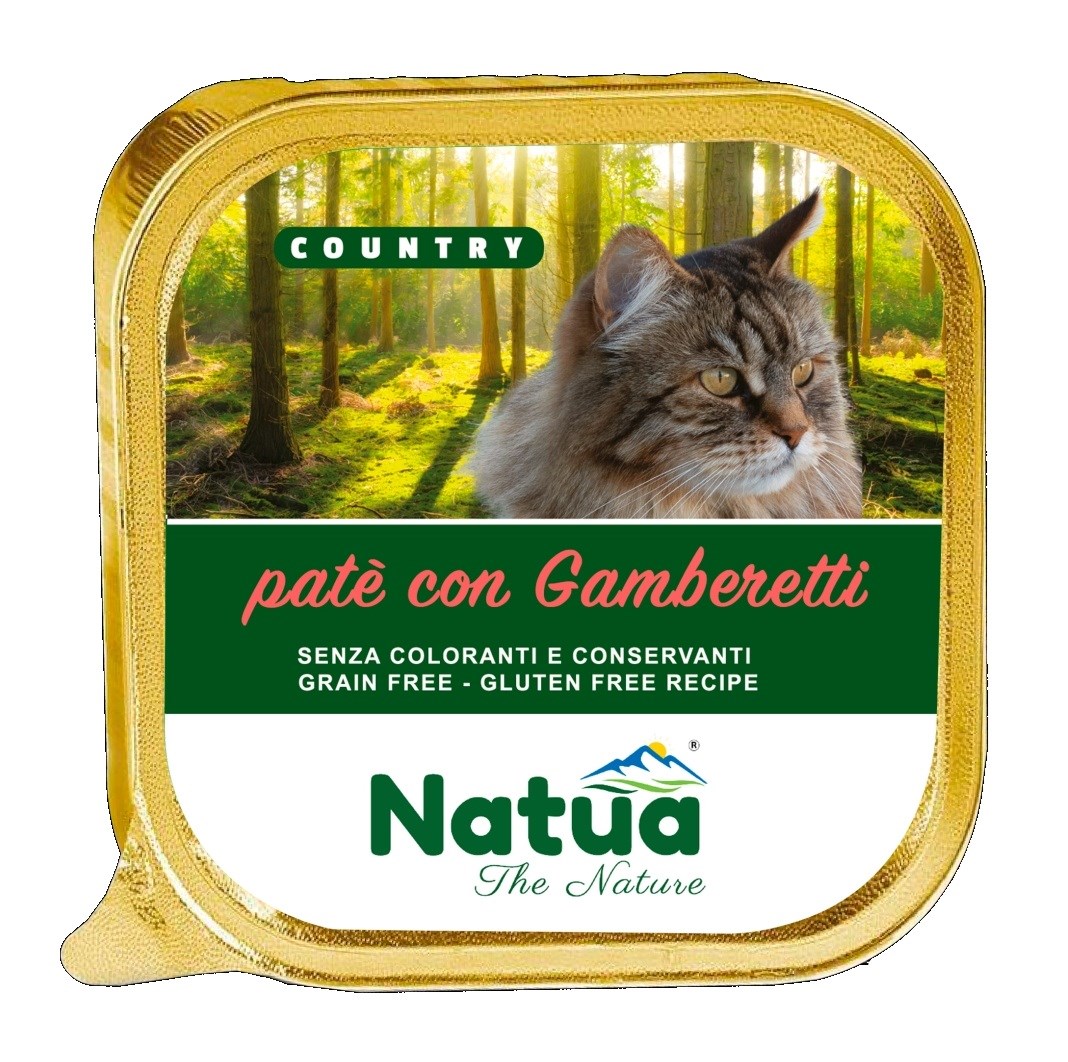 NATUA Country Shrimp - Mokra hrana za mačke, 100g