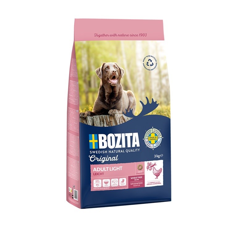 Bozita Original Adult Light Chicken - suha hrana za pse, 12 kg