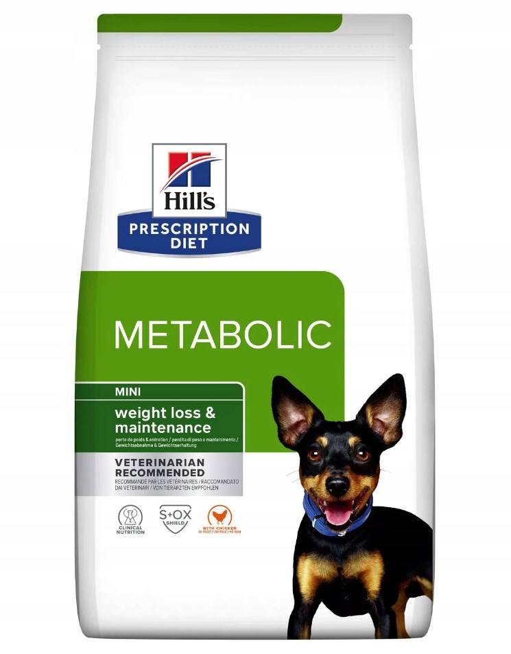 HILL'S PRESCRIPTION DIET Canine Metabolic Mini suha hrana za pse, Piščanec 1 kg