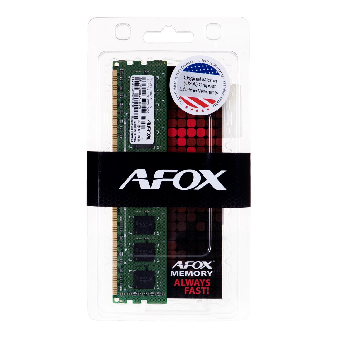 AFOX DDR3 RAM 8GB 1866MHz
