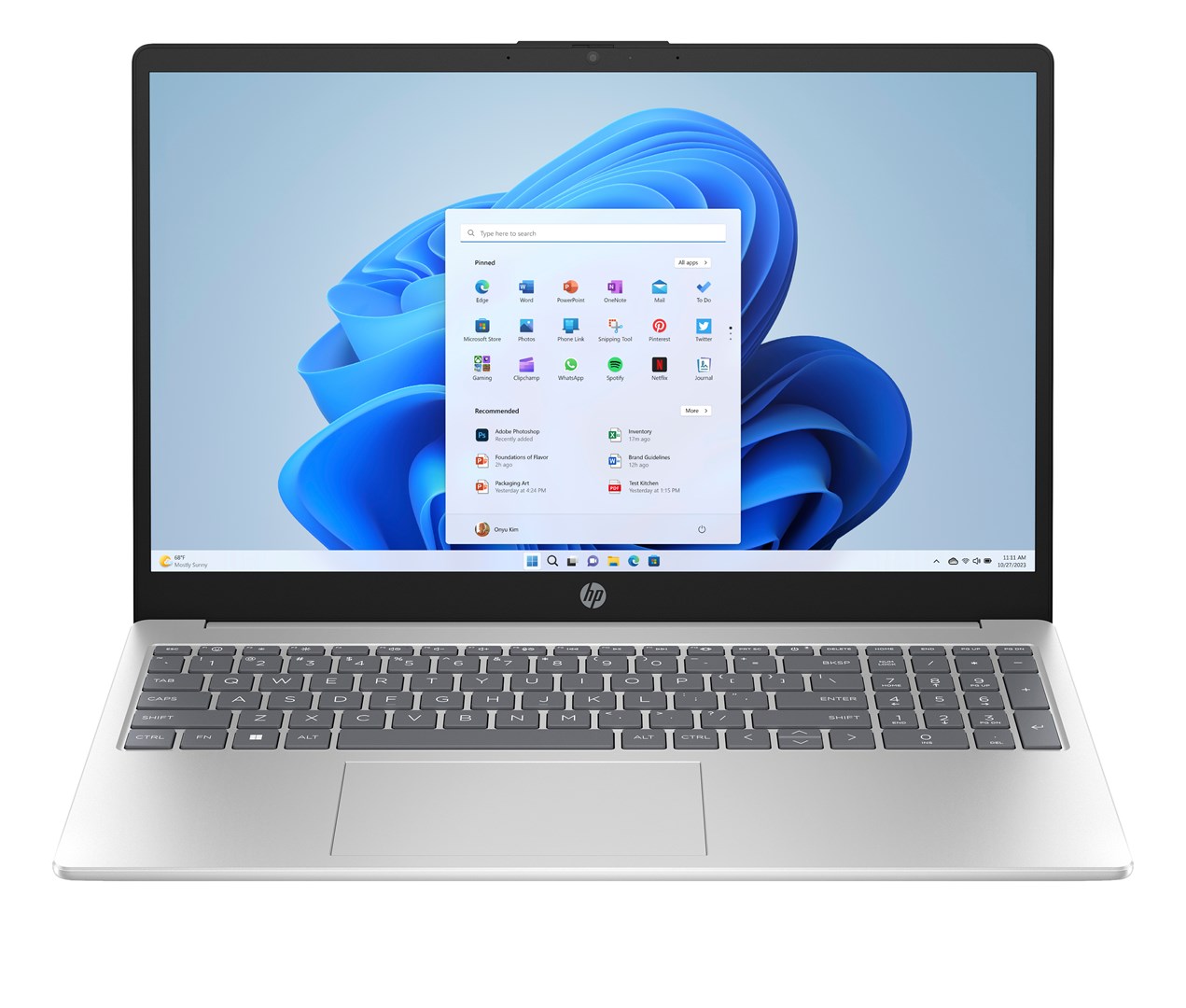 HP 15-fc0217nw - Prenosnik 15.6" Full HD, AMD Ryzen 7 5825U, 16 GB DDR4, 512 GB SSD, Win 11 Home, Srebrn