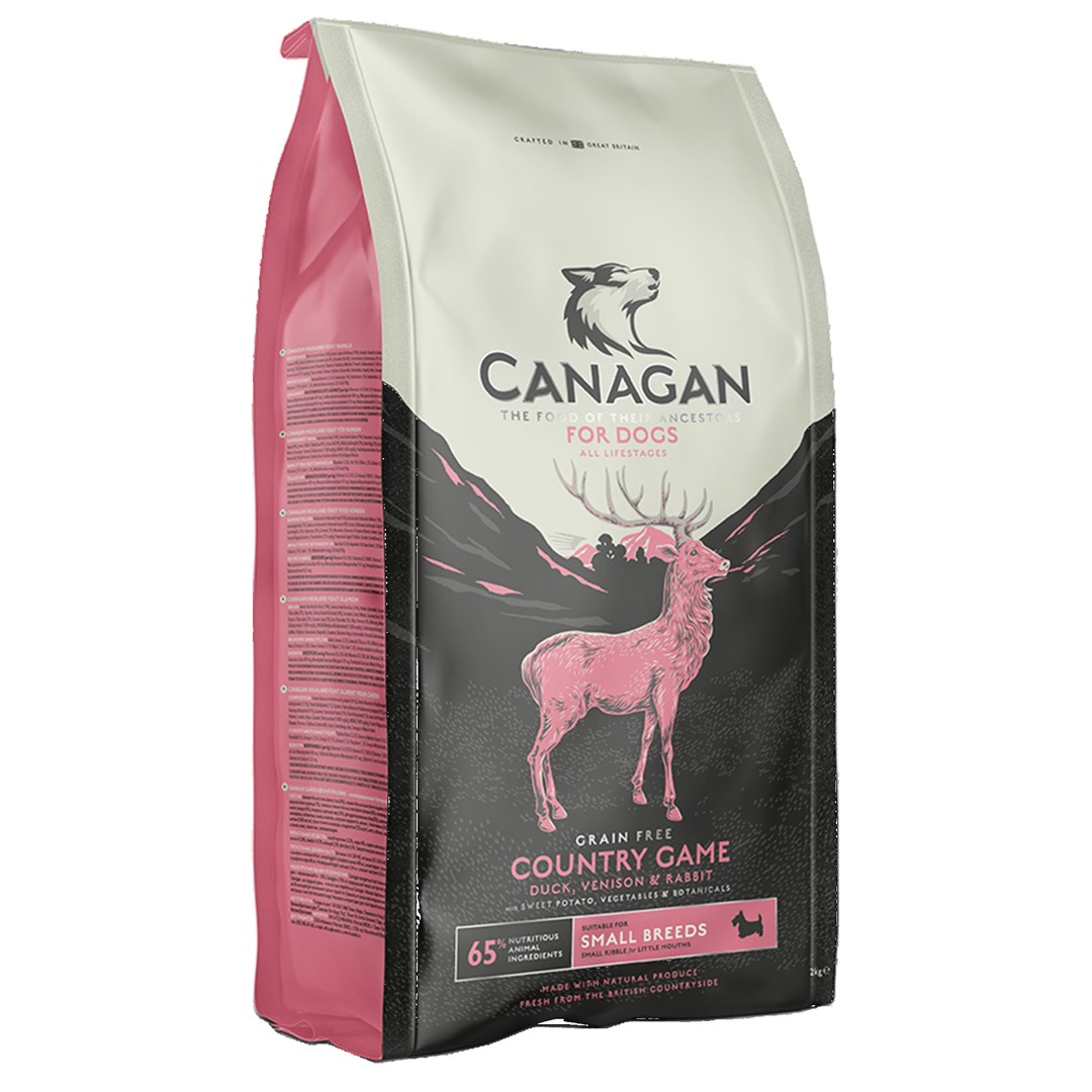 CANAGAN Country Game pasja hrana, piščanec, divjačina in zajec – majhne pasme – suha hrana – 6 kg