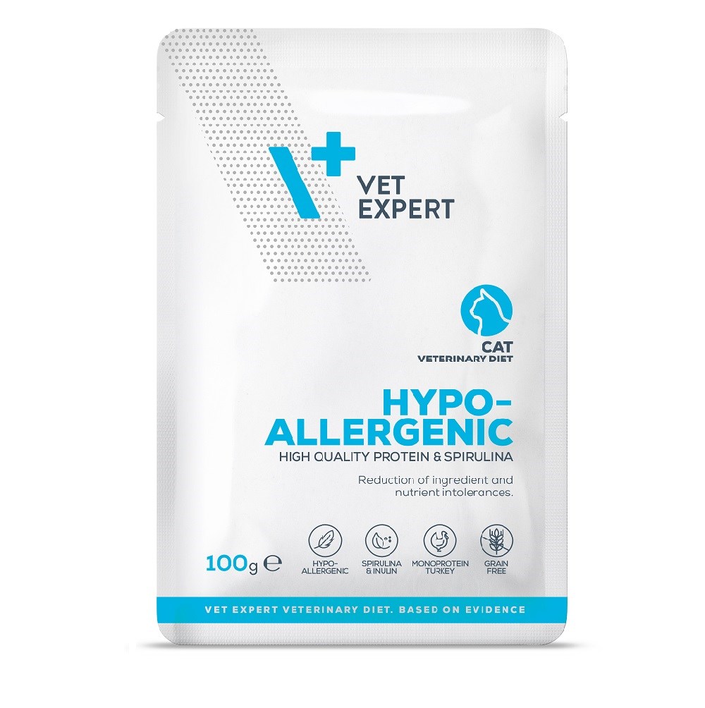 VETEXPERT Hypoallergenic Turkey mokra hrana za mačke s puranom, 100g