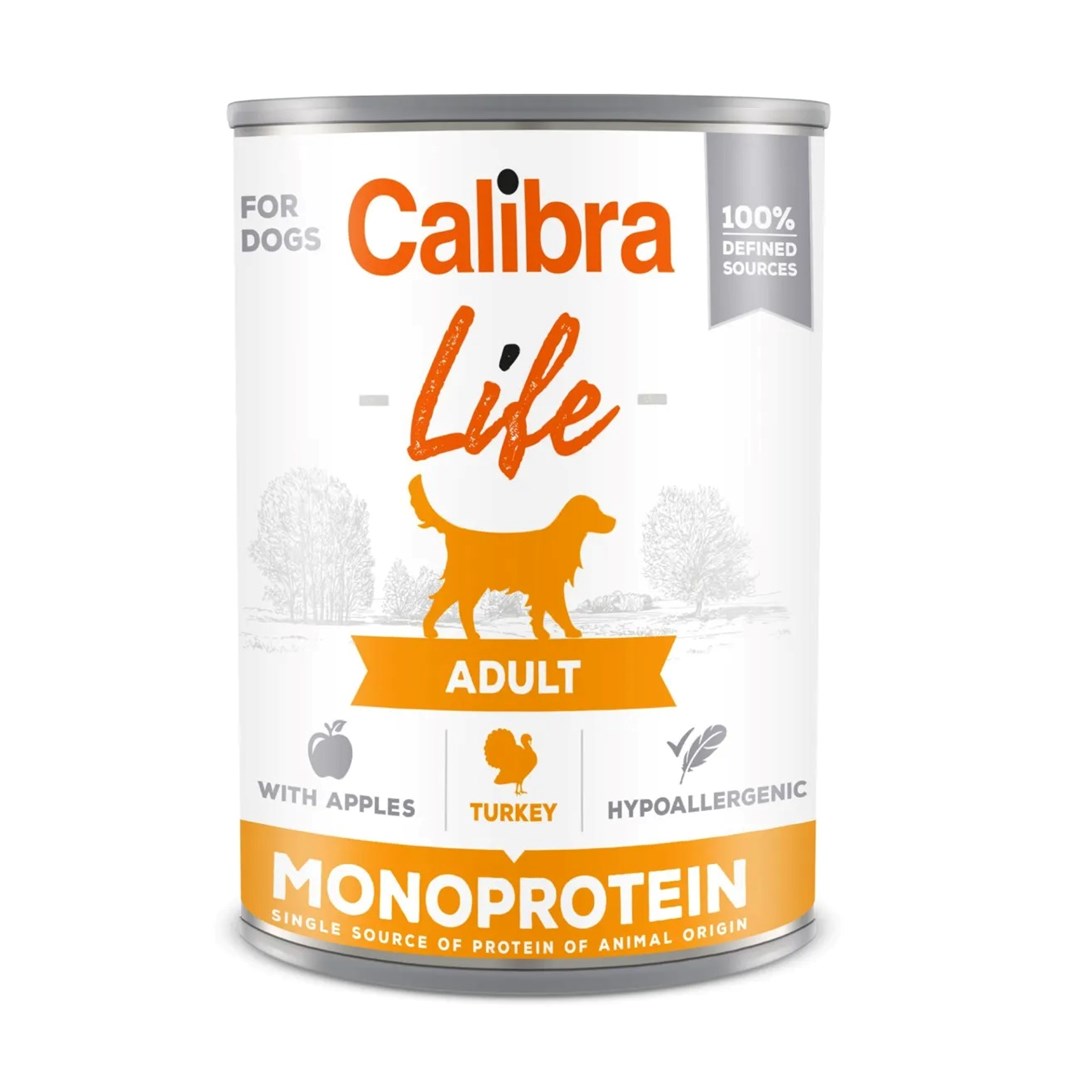 CALIBRA Dog Life Adult Piščanec z jabolki - mokra hrana za pse - 400g