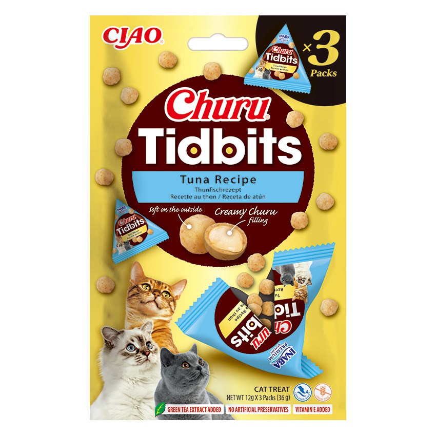 IBN INABA Churu Poslastice za mačke - tuna, 3x12g