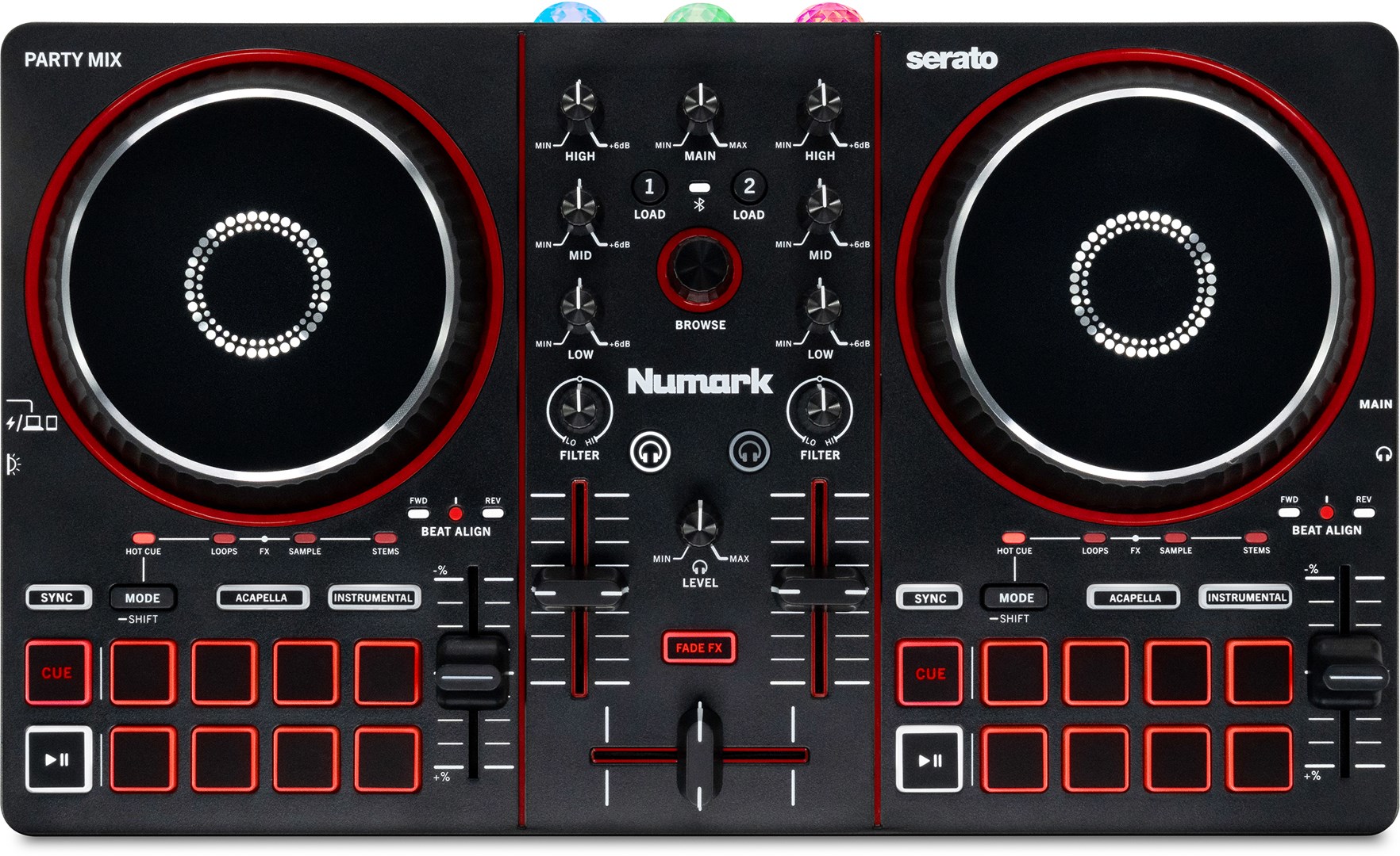 Numark Party Mix MKIII DJ kontroler, 2 kanala