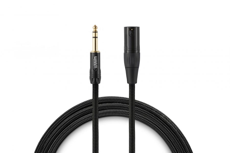 Warm Audio PREM-XLRM-TRSM-3 avdio kabel 0.9 m XLR 6.35mm TRS črn