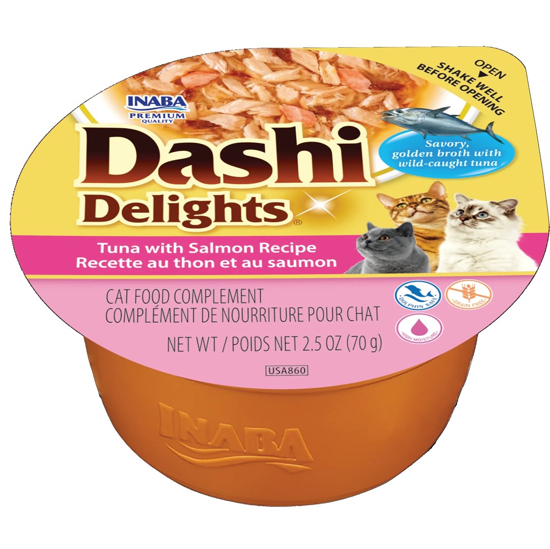 IBN INABA Dashi Delights mokra hrana za mačke - tuna s lososom, 70g