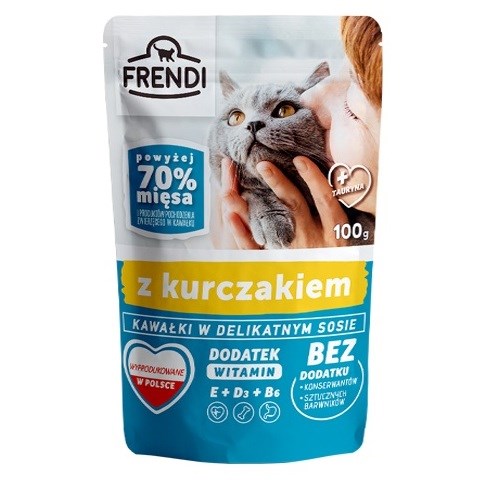 FND mokra hrana za mačke, piščanec, 100 g