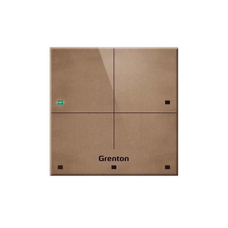 GRENTON TPA-804-T-02 "Touch Panel" z 4 dot. polji, TF-BUS, bronasta imitacija usnja