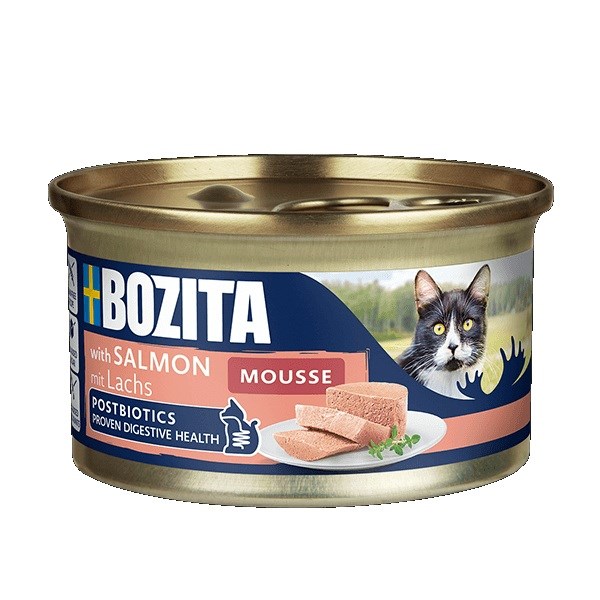 Mokra hrana za mačke BOZITA Mousse Losos, 85 g