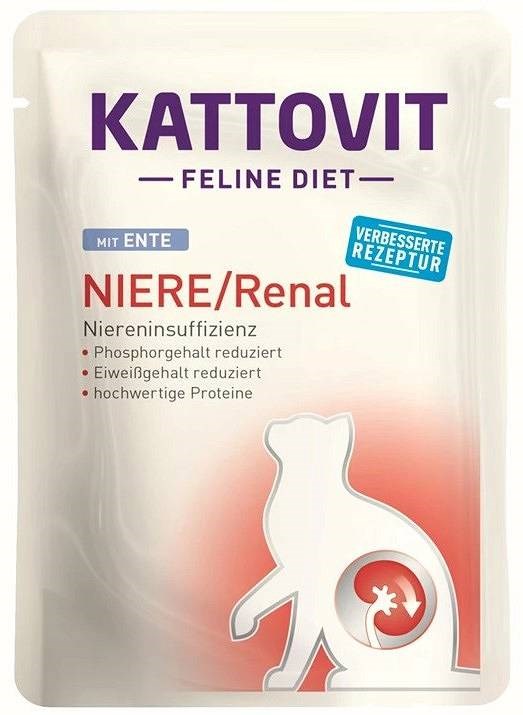 KATTOVIT Feline Diet Niere/Renal Piščanec - mokra hrana za mačke - 85g