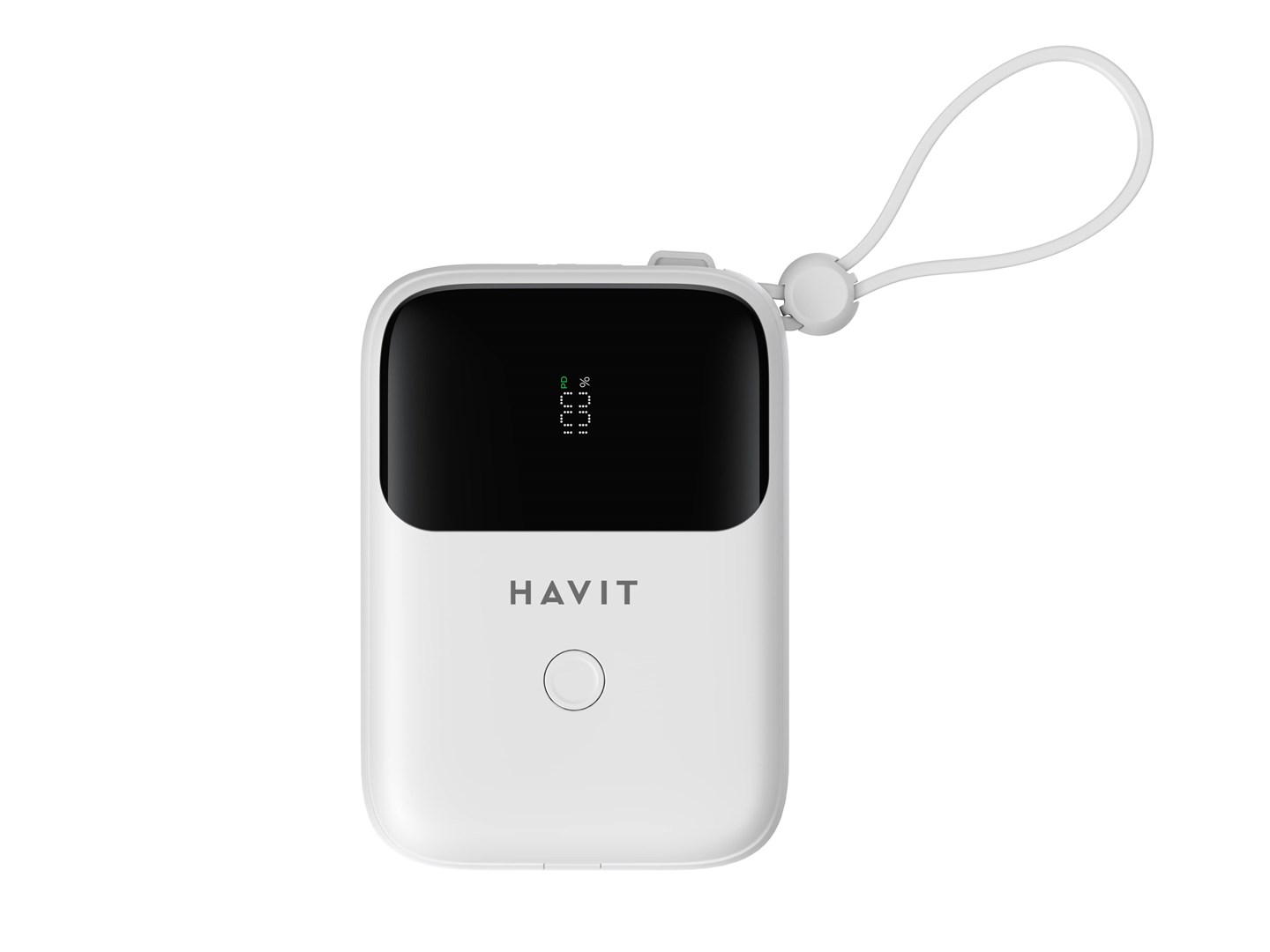 Powerbank Havit PB5215, 10000 mAh, bela