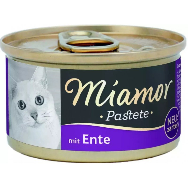 MIAMOR Pašteta z račkom - Poslastica za mačke - 85g