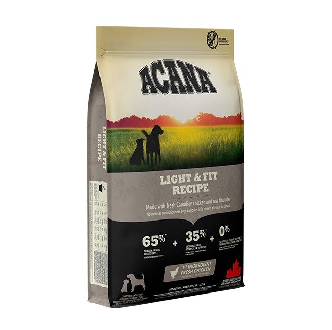 ACANA Heritage Light & Fit pasja hrana 6 kg