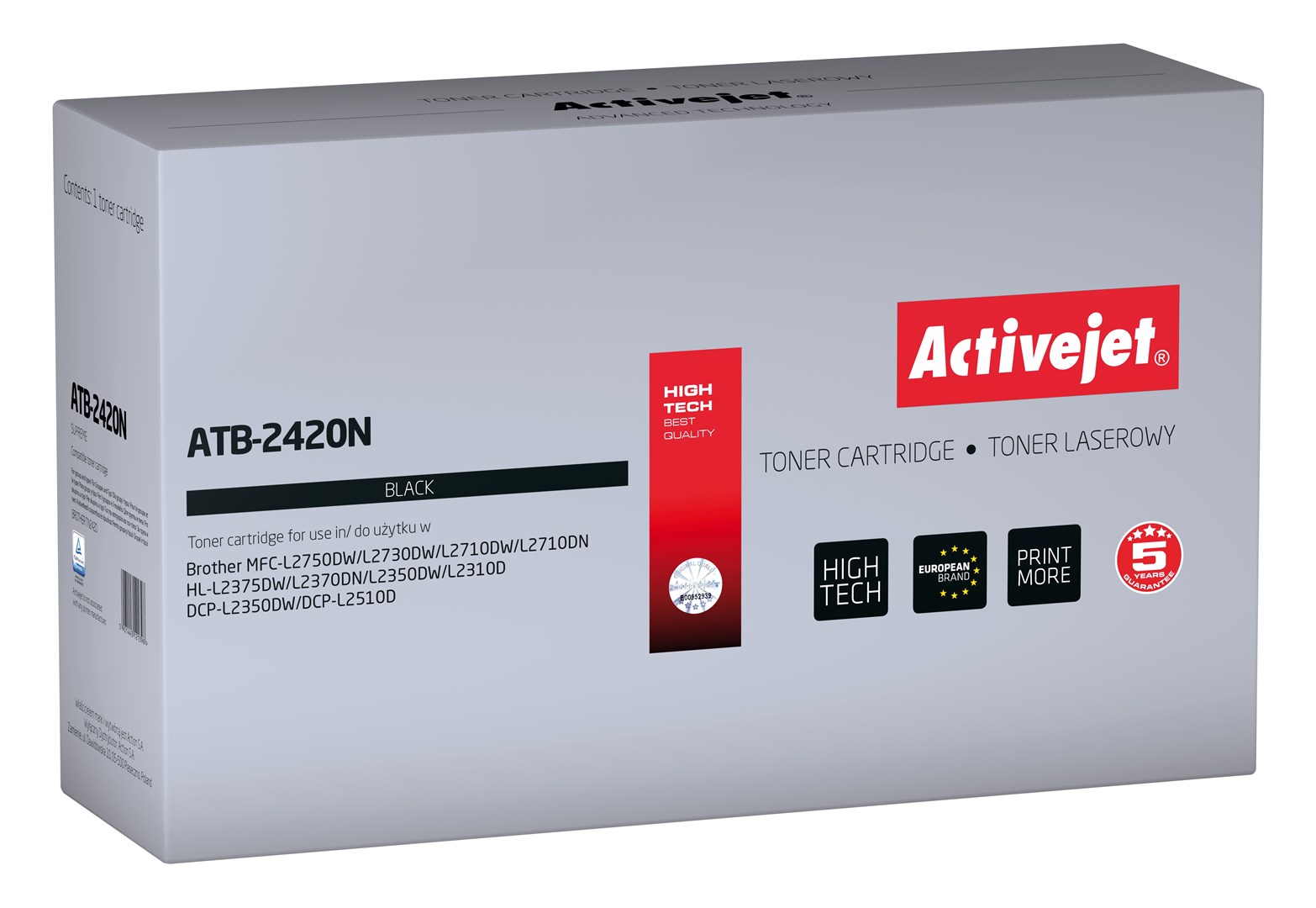 Activejet ATB-2420N nadomestni toner za Brother TN-2420A, Supreme, 3000 strani, črn