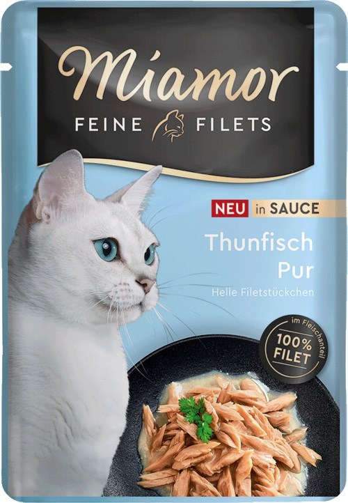 MIAMOR Feine Filets Tuna v omaki, hrana za mačke, 100g