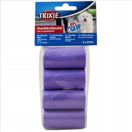 TRIXIE Pasje vrečke Doggy Pick Up - 4x20 kosov (80 kosov), sivka