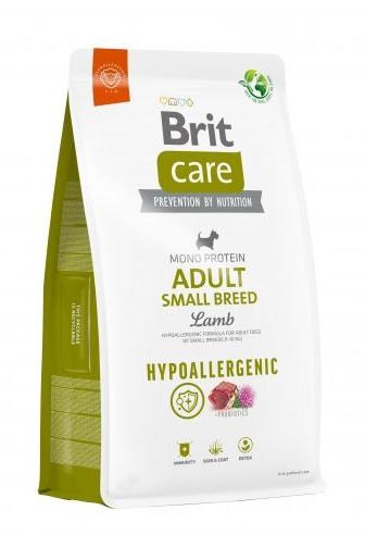 BRIT Care Hypoallergenic Adult Small Breed Lamb&Rice - suha pasja hrana - 3 kg