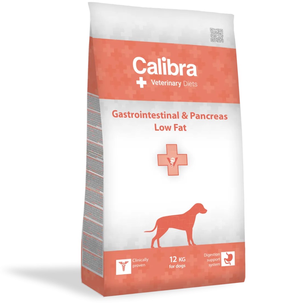 CALIBRA VD Dog Gastrointestinal&Pancreas Low Fat - suha hrana za pse, 12 kg