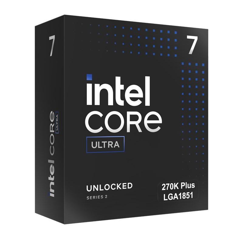 Intel Core Ultra 7 270K Plus procesor, 24 jeder