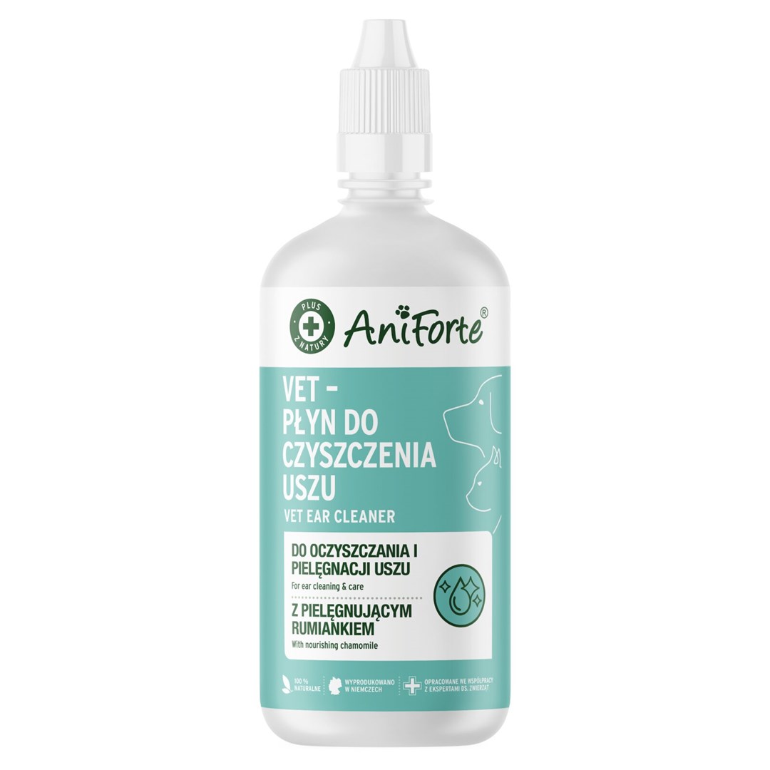 ANIFORTE Vet - tekočina za čiščenje ušes za pse in mačke, 250 ml