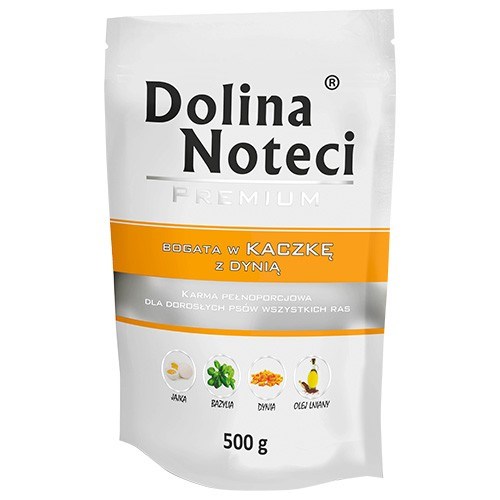 Dolina Noteci Premium hrana za pse z račkom in bučo, 500 g