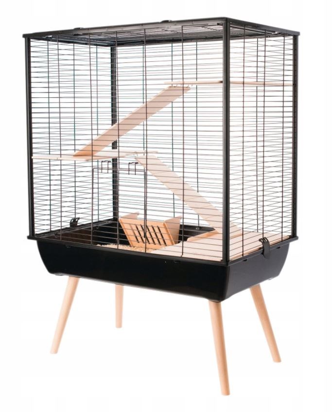 Zolux Neo Cozy Large Rodents H80 kletka za glodavce, črna