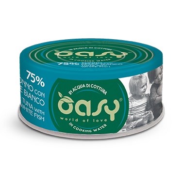 OASY More Love Tuna z belo ribo - mokra hrana za mačke - 70g